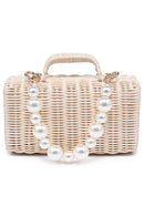 62867 Everly Straw Clutch/Evening Bag - MiMi Wholesale