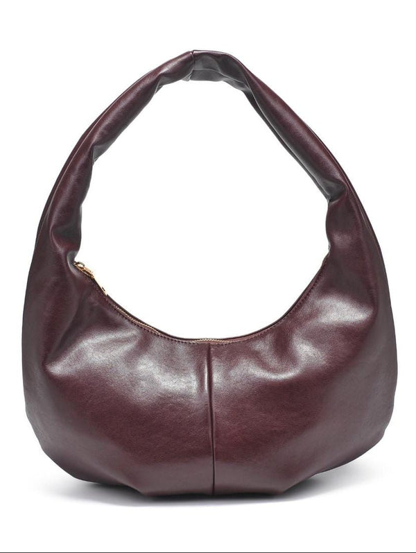63028 Sara Hobo Croissant Bag - MiMi Wholesale