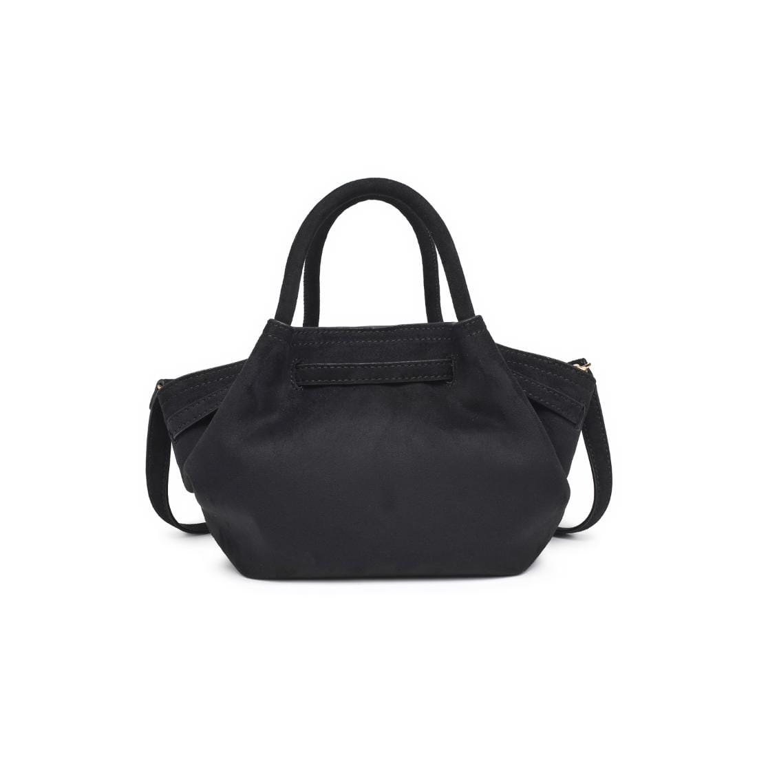63032 Selena Faux Suede Mini Tote/Crossbody Bag - MiMi Wholesale