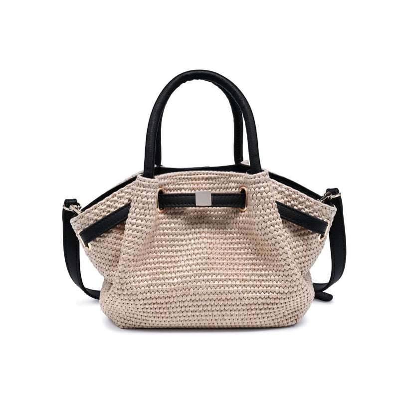 63032ST Selena Straw Mini Crossbody Bag