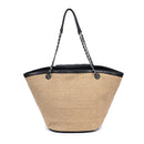 63341 Landon Straw Tote Bag - MiMi Wholesale