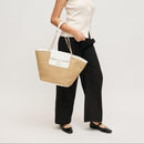 63341 Landon Straw Tote Bag - MiMi Wholesale