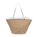 63341 Landon Straw Tote Bag - MiMi Wholesale