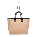 63344 Jaxon Straw Tote Bag - MiMi Wholesale