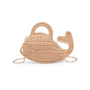 64261 Whale Woven Clutch - MiMi Wholesale