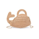 64261 Whale Woven Clutch