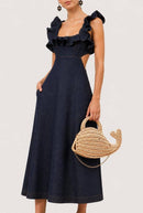 64261 Whale Woven Clutch