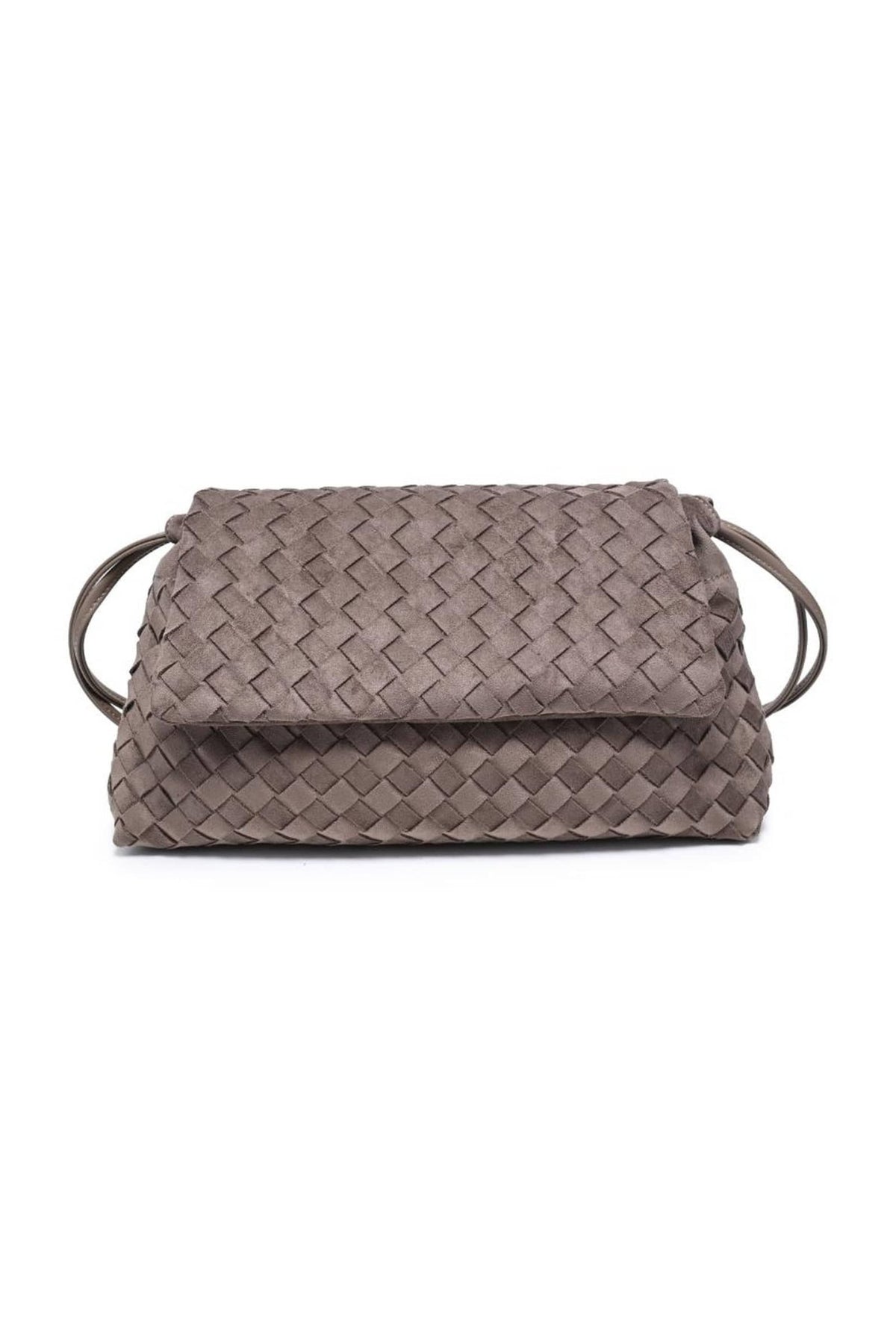 64617 Salem Woven-Texture Flap Crossbody Bag - MiMi Wholesale