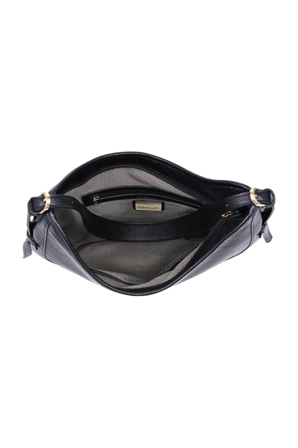 64686ML Irene Multi-Compartment Hobo Shoulder Bag - MiMi Wholesale