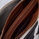 7013 Monogrammable Three Compartments Crossbody Bag - MiMi Wholesale