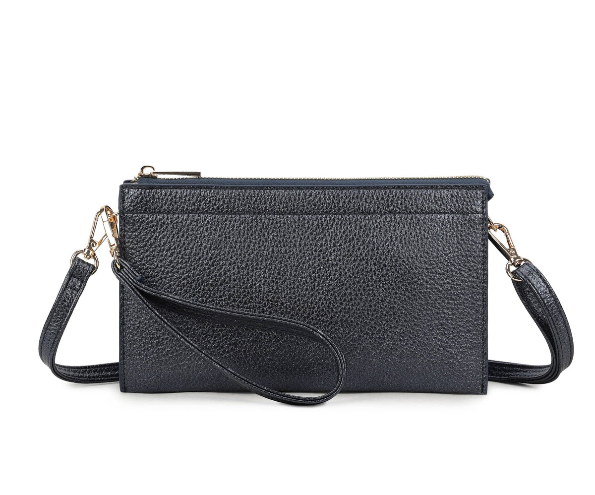 7070 Jaylene Three Compartments Crossbody Bag - MiMi Wholesale