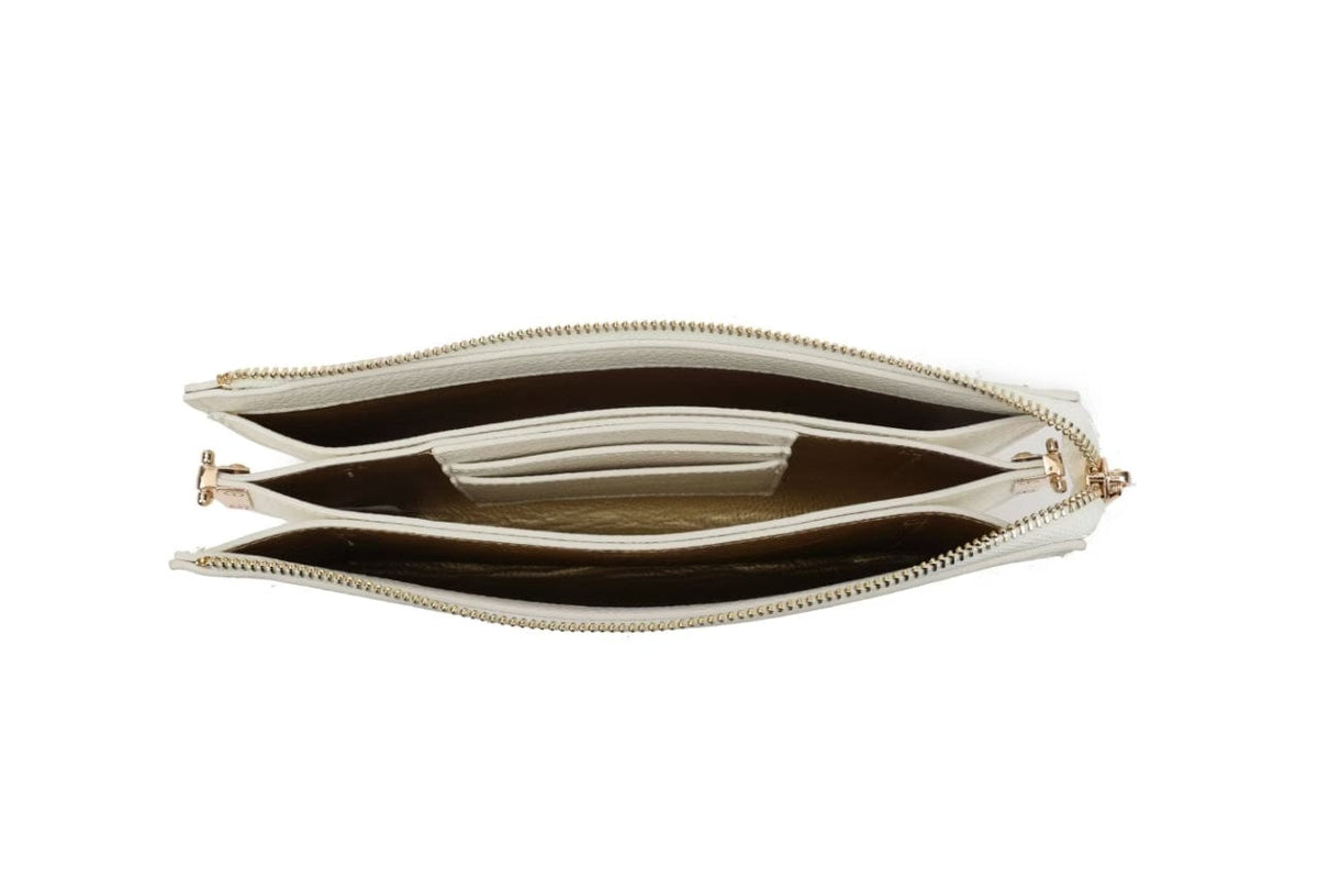 7070 Jaylene Three Compartments Crossbody Bag - MiMi Wholesale