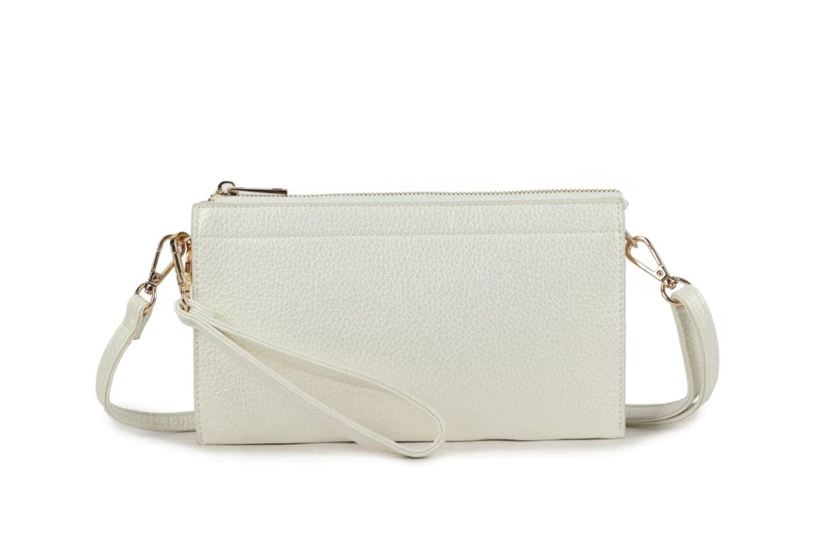 7070 Jaylene Three Compartments Crossbody Bag - MiMi Wholesale