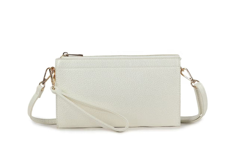 7070 Jaylene Three Compartments Crossbody Bag - MiMi Wholesale