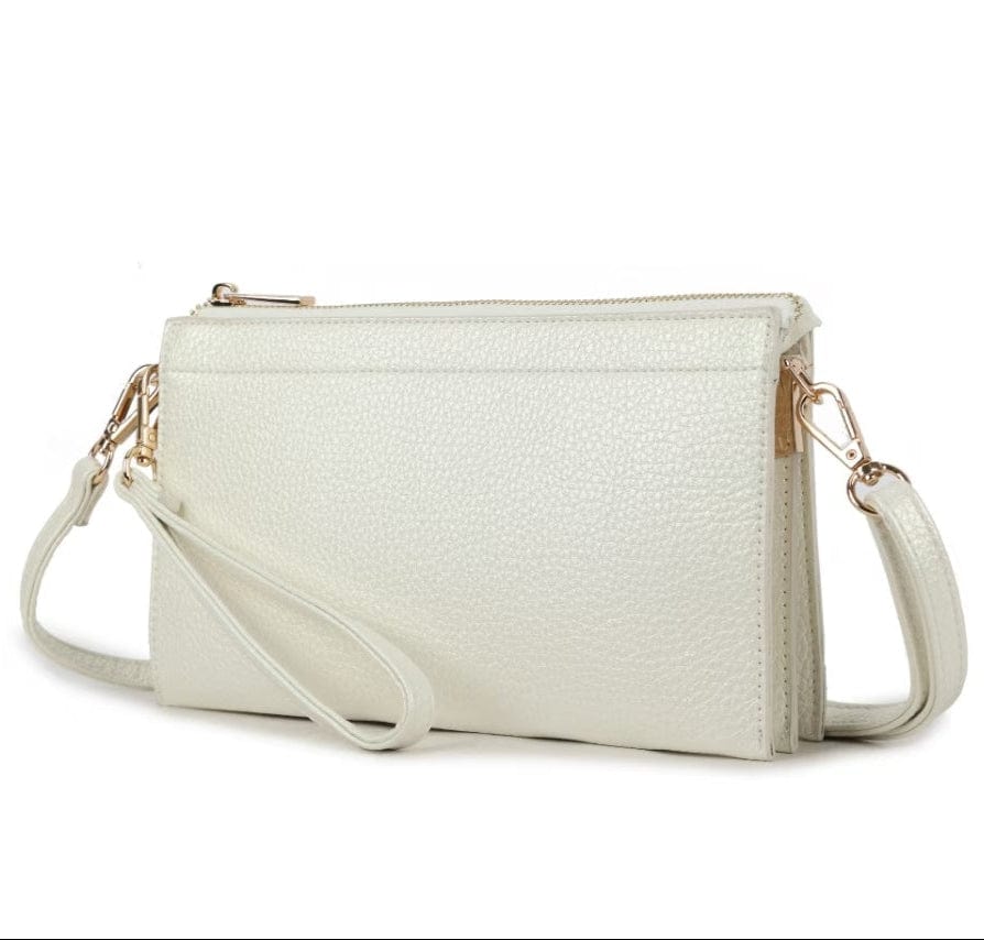 7070 Jaylene Three Compartments Crossbody Bag - MiMi Wholesale