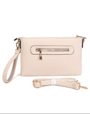 8623 Ellen Three Compartment Wristlet Fashion Clutch/Crossbody - MiMi Wholesale
