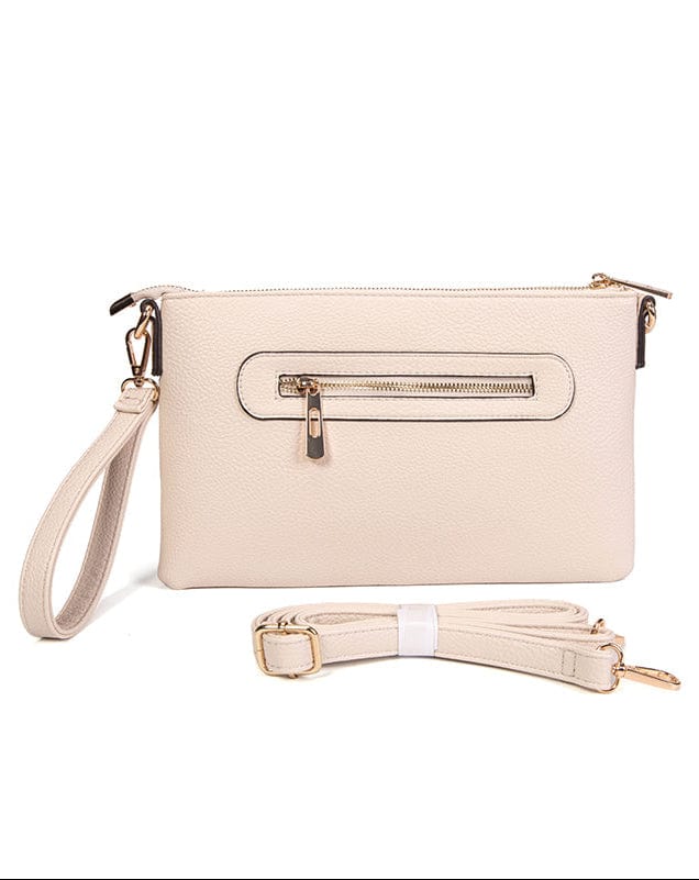 8623 Ellen Three Compartment Wristlet Fashion Clutch/Crossbody - MiMi Wholesale