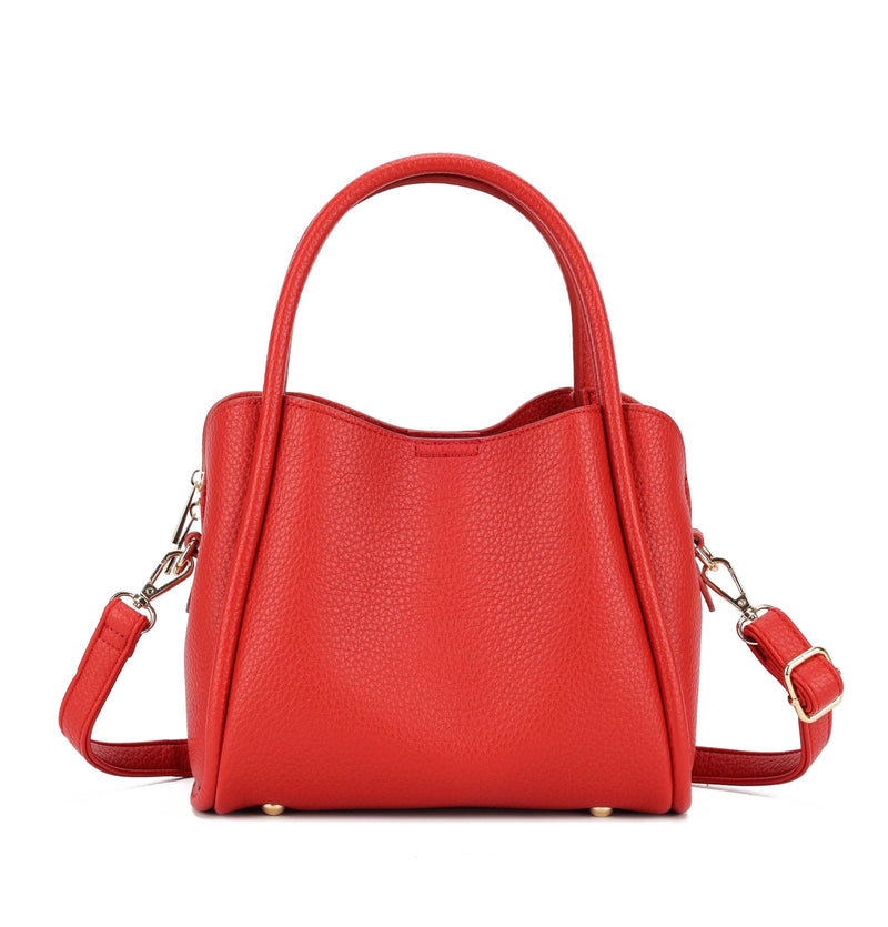 94646 Clara 3 Compartment Satchel/Crossbody Bag - MiMi Wholesale