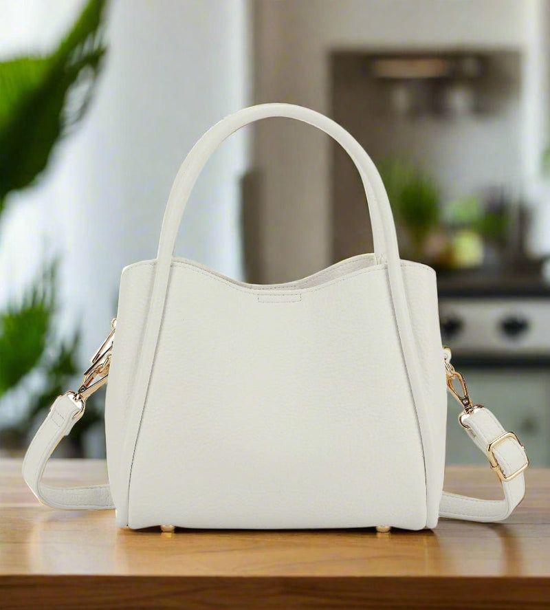 94646 Clara 3 Compartment Satchel/Crossbody Bag - MiMi Wholesale