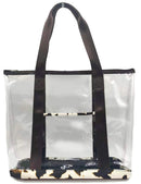 AD203T Cow Print Clear Tote Bag