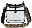 AD771T Amarah Clear Crossbody Bag With Guitar Strap