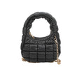 HQ127 Olivia Mini Quilted Puffer Top Handle Crossbody Bag