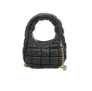 HQ127 Olivia Mini Quilted Puffer Top Handle Crossbody Bag