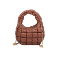 HQ127 Olivia Mini Quilted Puffer Top Handle Crossbody Bag