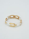 CB2351 Metal Link Stretch Bracelet