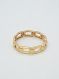 CB2351 Metal Link Stretch Bracelet