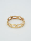 CB2351 Metal Link Stretch Bracelet