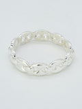CB2352 Metal Link Stretch Bracelet