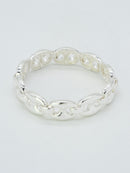 CB2352 Metal Link Stretch Bracelet