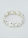 CB2353 Metal Link Stretch Bracelet
