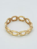 CB2353 Metal Link Stretch Bracelet