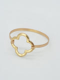CB2357 Quatrefoil Hook Bracelet