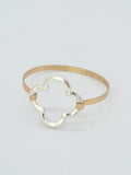 CB2357 Quatrefoil Hook Bracelet