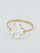 CB2357 Quatrefoil Hook Bracelet