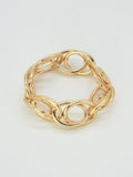CB2358 Chain Link Stretch Bracelet