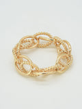 CB2359 Tether Chain Link Stretch Bracelet