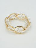 CB2359 Tether Chain Link Stretch Bracelet