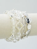 CB2367 4 PCS CCB, and Glass Bracelet