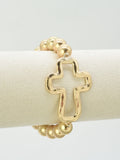 CB2373 Cross Stretch Bracelet