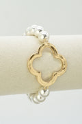 CB2375 Quatrefoil Stretch Bracelet