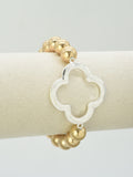 CB2375 Quatrefoil Stretch Bracelet