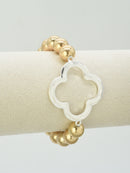 CB2375 Quatrefoil Stretch Bracelet