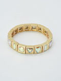 CB2388 Chicklet Stretch Bracelet
