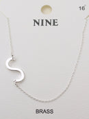 CN4279 - CN4304 A - Z Initial Necklace - MiMi Wholesale