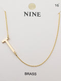 CN4279 - CN4304 A - Z Initial Necklace - MiMi Wholesale