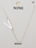 CN4279 - CN4304 A - Z Initial Necklace - MiMi Wholesale